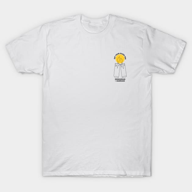 Yellow E + M Design Tee & Other Products T-Shirt by Enneagram + Marriage